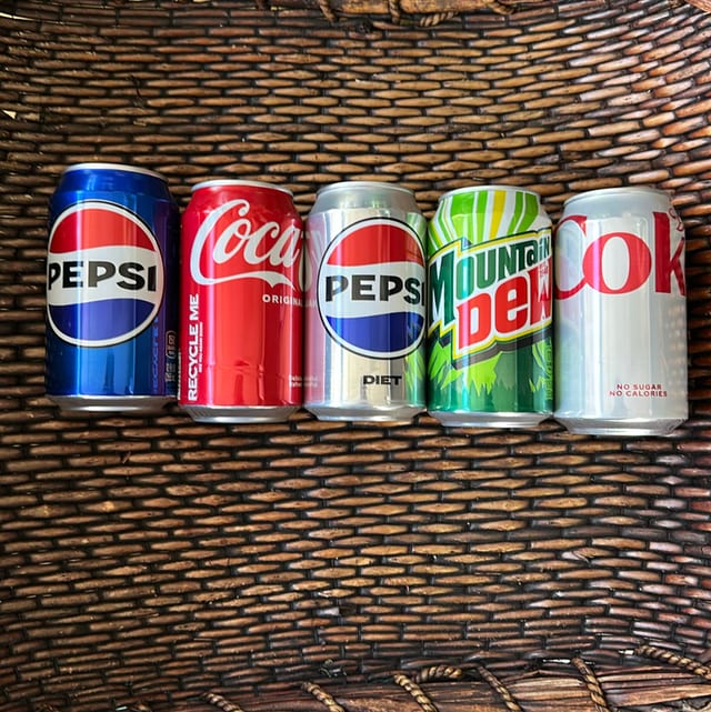 Canned Soda.