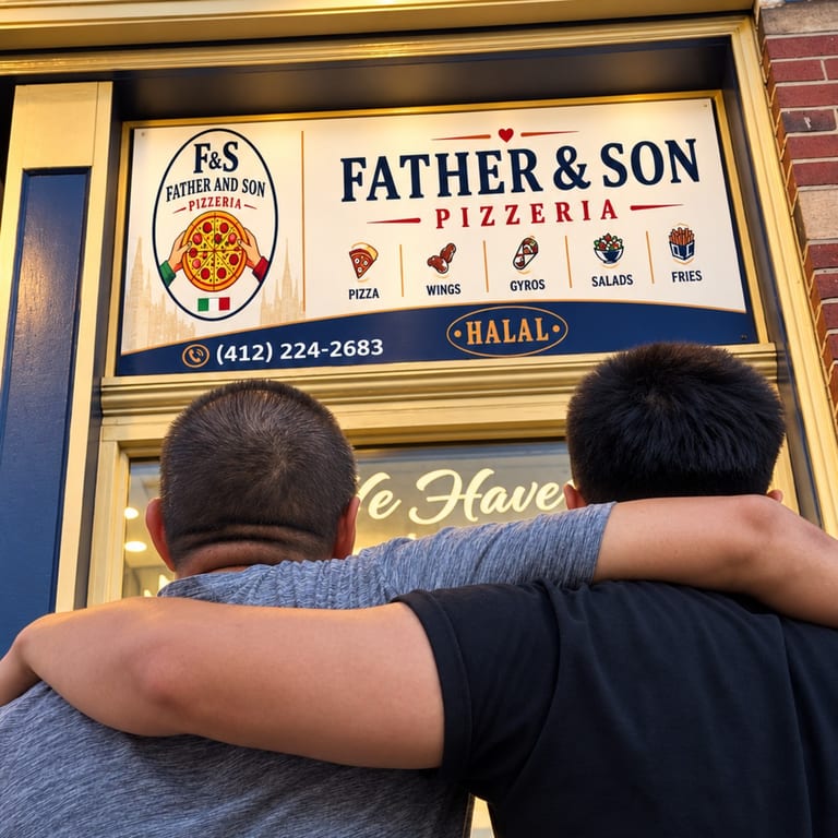 Welcome to Father & Son Pizzeria