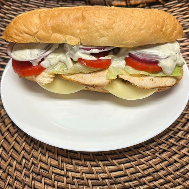 Grilled Chicken Hoagie.