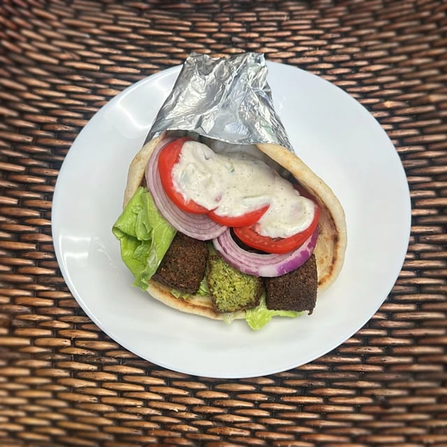 Falafel Gyro (Vegetarian).